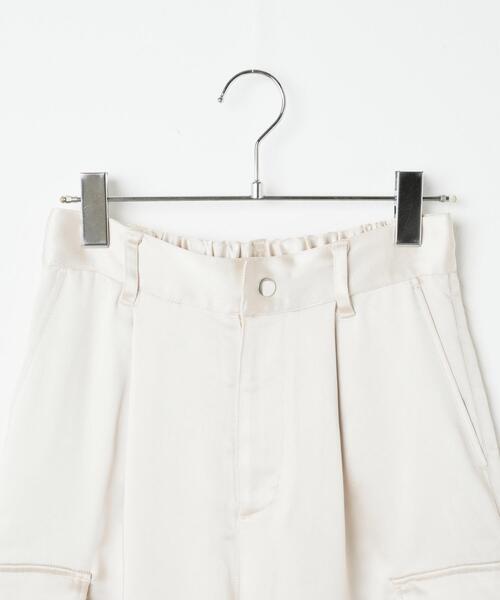 WEGO（ウィゴー）の「WEGO/サテンカーゴパンツ（カーゴパンツ・レディース・アイボリー・FREE）」の16枚目の写真