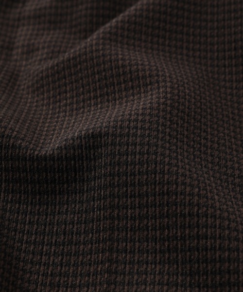 MEN'S BIGI（メンズビギ）の「トリコットコーデュロイ千鳥格子プリントスラックスパンツ＜セットアップ対応＞（スラックス・メンズ・ブラウン/グレー・02/03/01/04）」の11枚目の写真