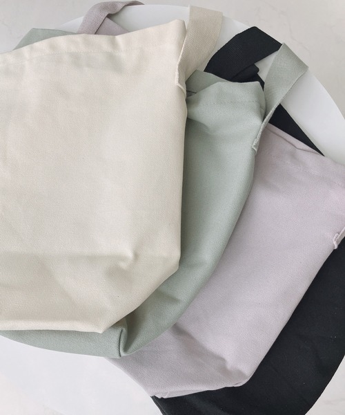 AS KNOW AS plus（アズノゥアズプラス）の「○キャンバスショルダーバッグ（ショルダーバッグ・レディース・アイボリー/ブラック/グリーン/グレー・FREE）」の17枚目の写真