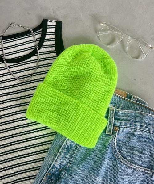 ROTHCO（ロスコ）の「ROTHCO(ロスコ)/Acrylic Watch Cap アクリルワッチニットキャップ　ビーニー　ニット帽　ユニセックス（ニットキャップ/ビーニー・メンズ・オレンジ/ライム/オリーブ/カーキ/グレー/ネイビー/ブラウン/チャコールグレー/ブラック・FREE）」の7枚目の写真