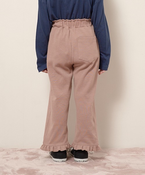 Lycee mine(リセマイン)の「【エニウェアシリーズ】9分丈裾フリルパンツ(その他パンツ・キッズ・スカイブルー/ブラック/モカ/ベビーピンク/ライトベージュ/グレイッシュベージュ・100cm/110cm/120cm/130cm/140cm)」の22枚目の写真