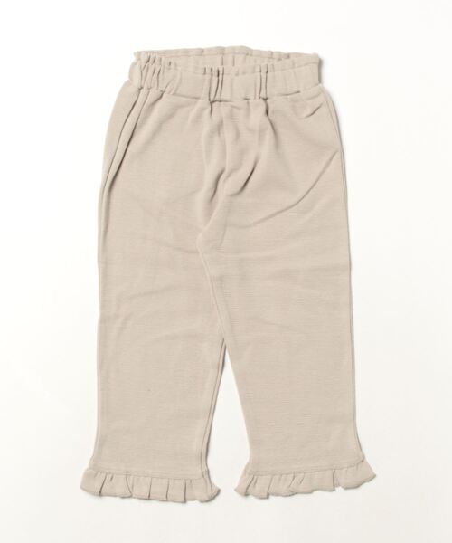 Lycee mine(リセマイン)の「【エニウェアシリーズ】9分丈裾フリルパンツ(その他パンツ・キッズ・スカイブルー/ブラック/モカ/ベビーピンク/ライトベージュ/グレイッシュベージュ・100cm/110cm/120cm/130cm/140cm)」の7枚目の写真