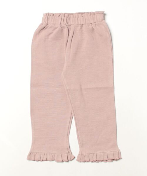 Lycee mine(リセマイン)の「【エニウェアシリーズ】9分丈裾フリルパンツ(その他パンツ・キッズ・スカイブルー/ブラック/モカ/ベビーピンク/ライトベージュ/グレイッシュベージュ・100cm/110cm/120cm/130cm/140cm)」の8枚目の写真