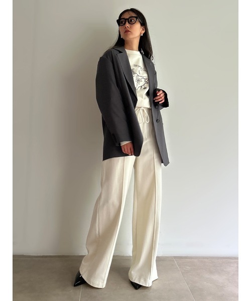 SNIDEL（スナイデル）の「ワイドフレームメガネ（メガネ・レディース・ブラック/ブラウン・FREE）」の3枚目の写真