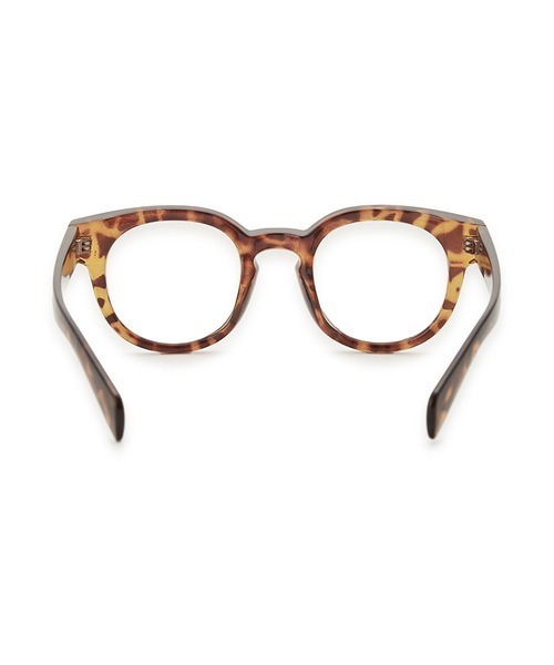 SNIDEL（スナイデル）の「ワイドフレームメガネ（メガネ・レディース・ブラック/ブラウン・FREE）」の4枚目の写真