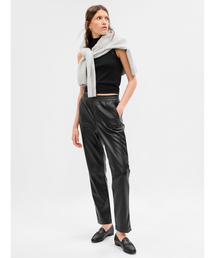 GAP | フェイクレザー イージーパンツ(その他パンツ)