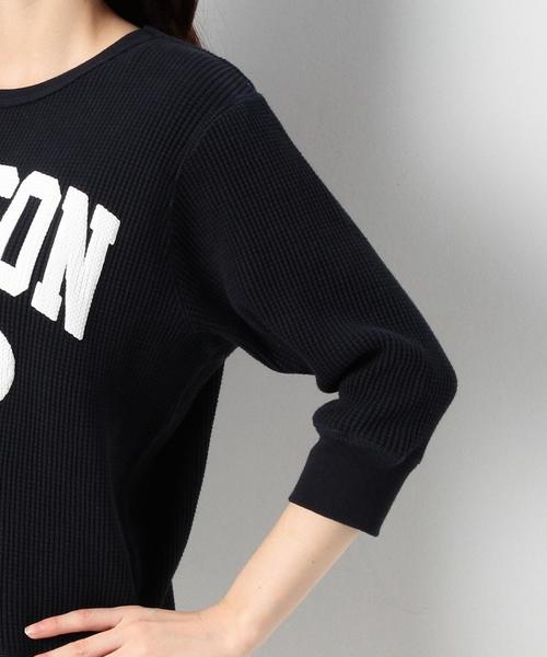 Another Edition(アナザーエディション)の「GOOD ROCK SPEEDロゴクルーネックロングスリーブ/BCgood/s LOGO CN LSL◆(Tシャツ/カットソー・レディース・ナチュラル/ネイビー・フリ-)」の13枚目の写真