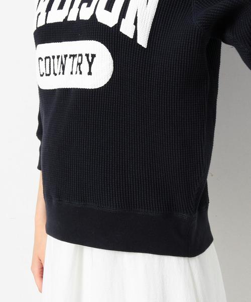Another Edition(アナザーエディション)の「GOOD ROCK SPEEDロゴクルーネックロングスリーブ/BCgood/s LOGO CN LSL◆(Tシャツ/カットソー・レディース・ナチュラル/ネイビー・フリ-)」の14枚目の写真