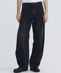 【KHOKI / コッキ】Draped denim pants