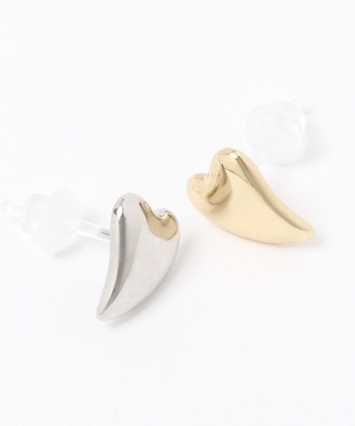 LAKOLE(ラコレ)の「変形ハート樹脂ポストピアス / 975804(ピアス(両耳用)・レディース・その他2/その他1・FREE)」の3枚目の写真