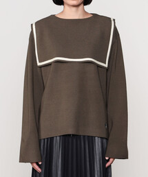 値下げ ORCIVAL オーシバル セーラーカラーニット ネイビー 値下げ ORCIVAL オーシバル セーラーカラーニット ネイビー ORCIVAL