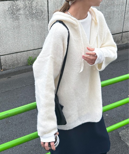 feepur（フェピュール）の「【ハンドウォッシャブル】キーネックニット