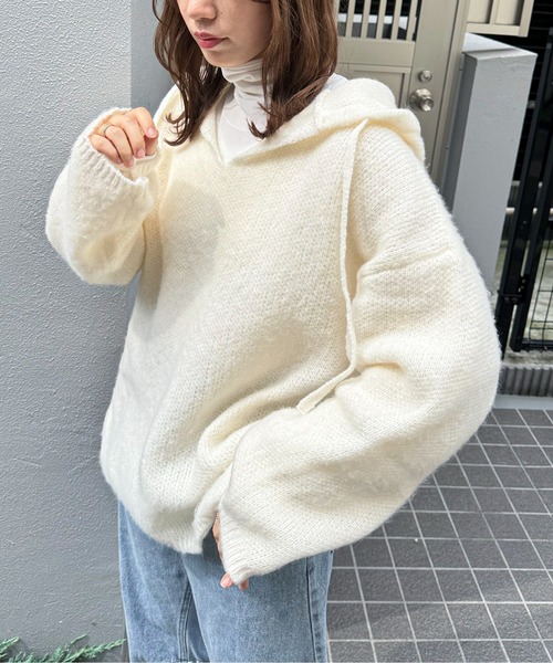 feepur（フェピュール）の「【ハンドウォッシャブル】キーネックニット