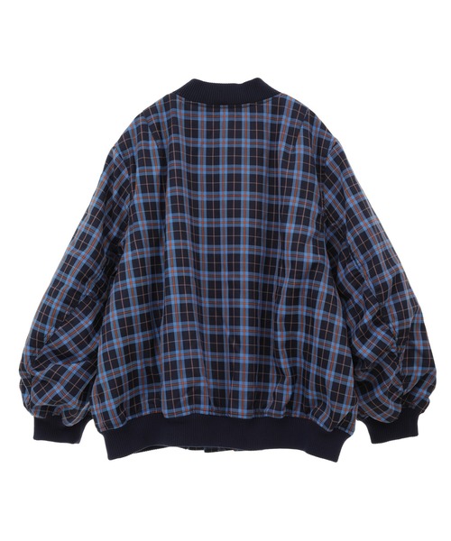 Candy Stripper（キャンディストリッパー）の「CHINA CHECK MA-1（MA-1・レディース・ブルー/ブラック/レッド・2）」の19枚目の写真