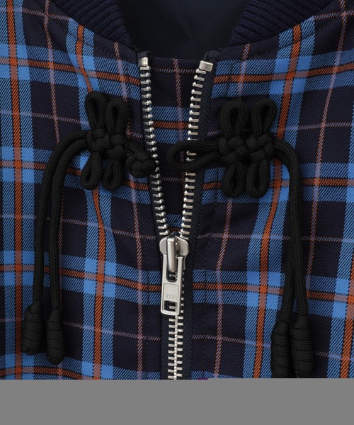 Candy Stripper（キャンディストリッパー）の「CHINA CHECK MA-1（MA-1・レディース・ブルー/ブラック/レッド・2）」の21枚目の写真