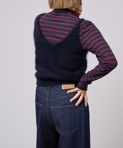 IENA LA BOUCLE ファーニットキャミソール（ニット/セーター）｜IENA