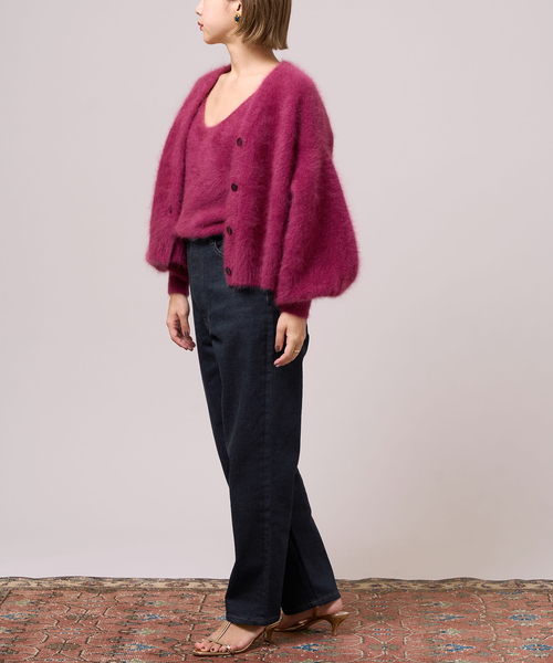 IENA LA BOUCLE イエナ ラクーンファーニット IENA LA BOUCLE ニット セーター ファーニットプルオーバー