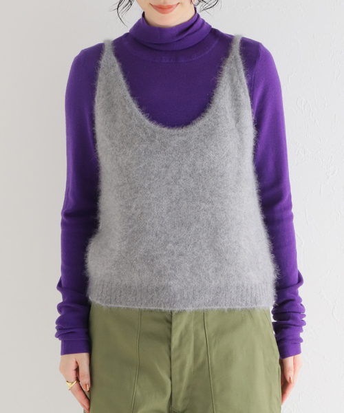 IENA LA BOUCLE ファーニットキャミソール IENA LA BOUCLE（イエナラブークル） キャミソール ファーニット