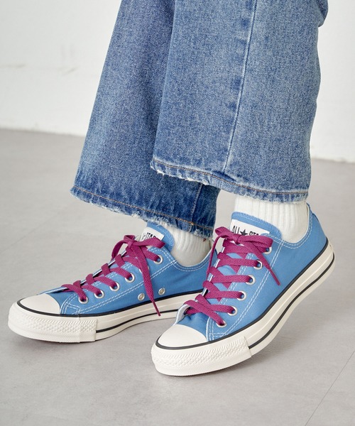 CONVERSE（コンバース）の「【CONVERSE/コンバース】ALL STAR BURNTCOLORS OX（スニーカー・レディース・ブルー/ピンク・23.5cm/24cm/24.5cm）」の9枚目の写真
