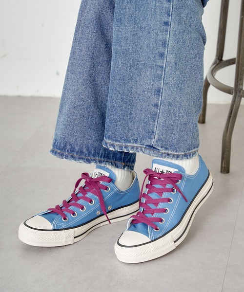 CONVERSE（コンバース）の「【CONVERSE/コンバース】ALL STAR BURNTCOLORS OX（スニーカー・レディース・ブルー/ピンク・23.5cm/24cm/24.5cm）」の8枚目の写真