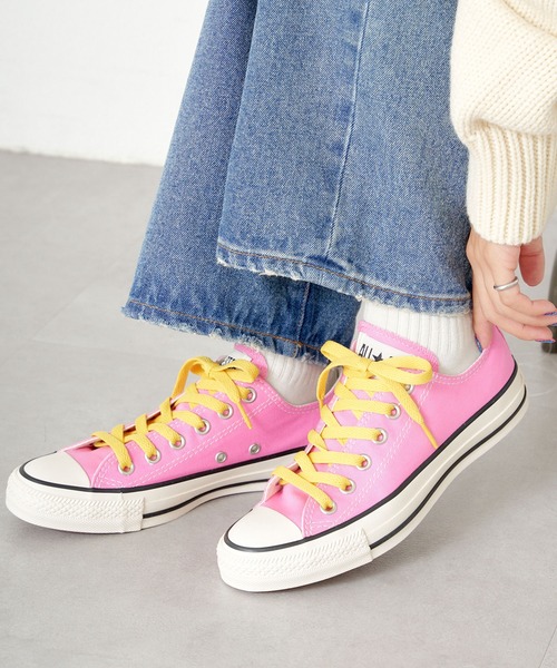 CONVERSE（コンバース）の「【CONVERSE/コンバース】ALL STAR BURNTCOLORS OX（スニーカー・レディース・ブルー/ピンク・23.5cm/24cm/24.5cm）」の17枚目の写真