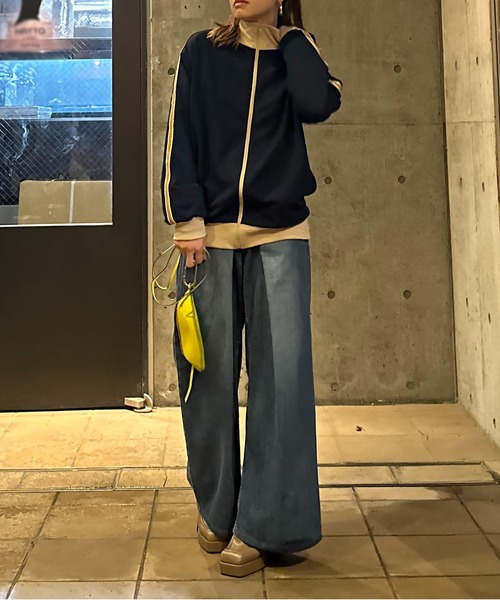 mi via loca（ミヴィアロカ）の「Vintageライクライン ハイネック