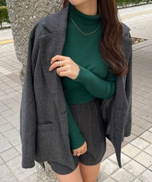 タートルネックリブニット/WEB/EC限定商品