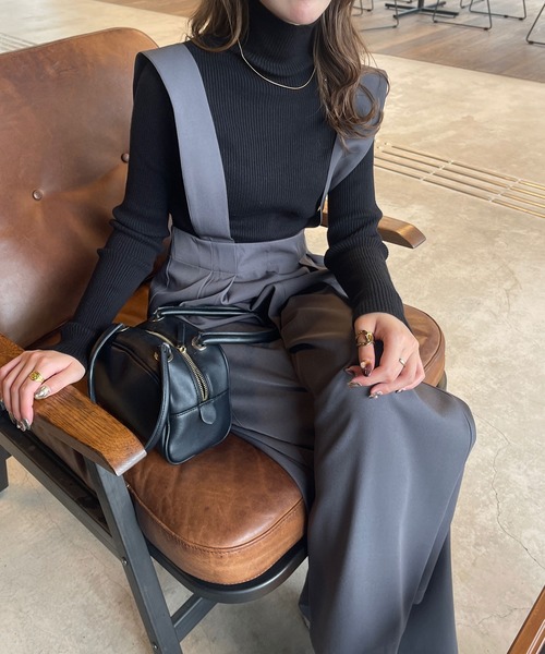 Ambre Ciel(アンブルシエル)の「タートルネックリブニット/WEB/EC限定商品(ニット/セーター・レディース・グリーン/グレー/オレンジ系その他/ブラック/アイボリー・FREE)」の19枚目の写真