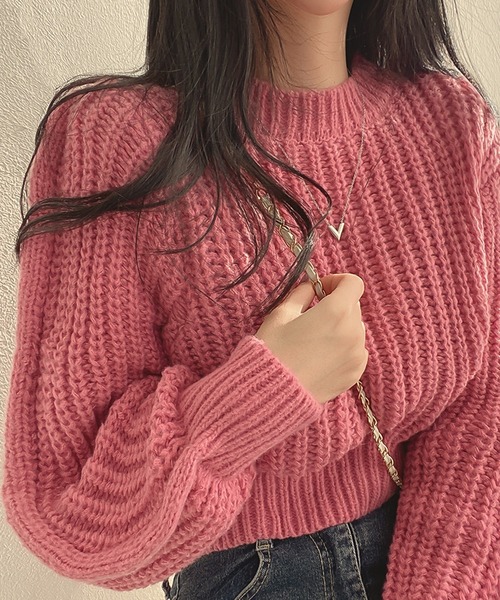 セール】ローゲージクロップドニット（ニット/セーター）｜Girly Doll