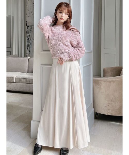 RESEXXY（リゼクシー）の「バナナスリーブラメニット（ニット/セーター・レディース・ピンク/ブルー/ベージュ・FREE）」の20枚目の写真