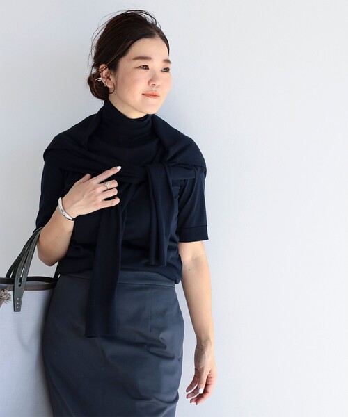 新品Demi-Luxe BEAMS ネイビー ニットセーター ONE SIZE 新品Demi-Luxe BEAMS ネイビー ニットセーター ONE SIZE Demi