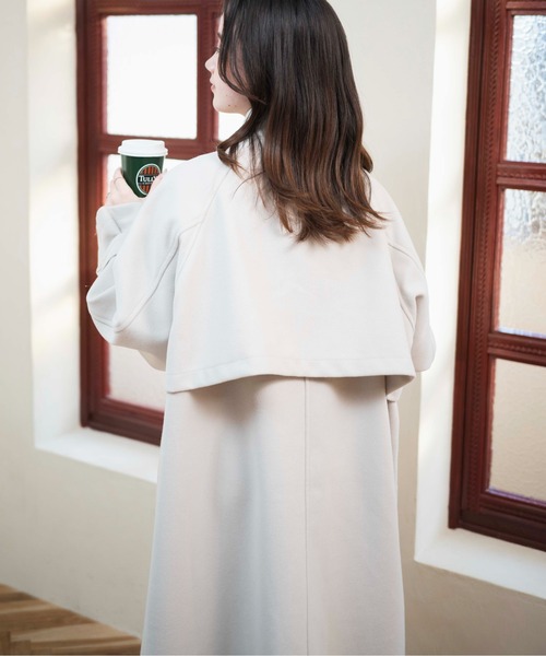 【セール】WEGO/スタンドカラーロングコート（ステンカラーコート）｜WEGO（ウィゴー）