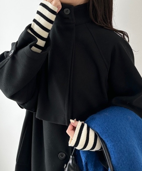 【セール】WEGO/スタンドカラーロングコート（ステンカラーコート）｜WEGO（ウィゴー）