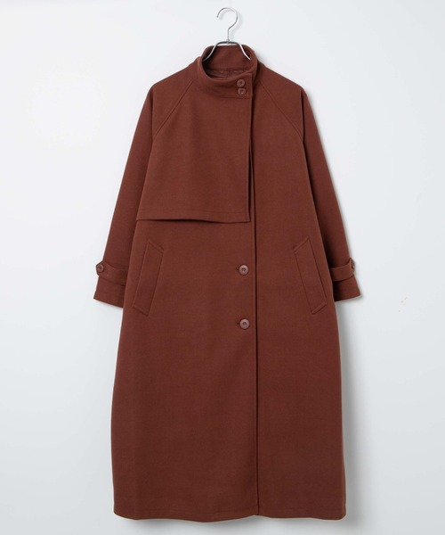 【セール】WEGO/スタンドカラーロングコート（ステンカラーコート）｜WEGO（ウィゴー）