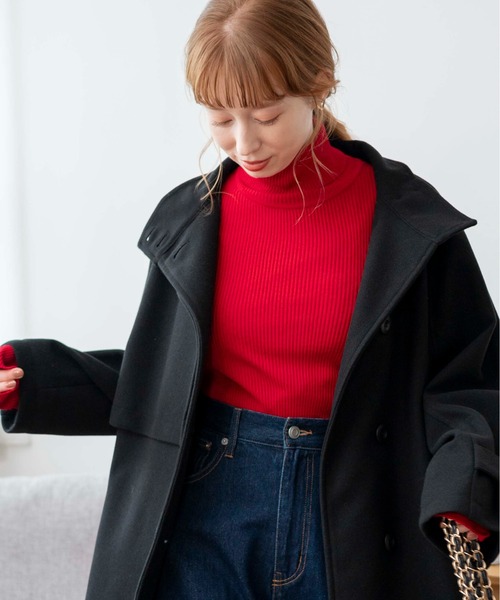 【セール】WEGO/スタンドカラーロングコート（ステンカラーコート）｜WEGO（ウィゴー）
