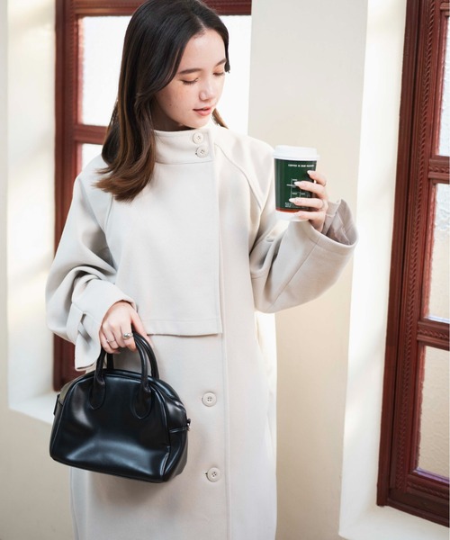 【セール】WEGO/スタンドカラーロングコート（ステンカラーコート）｜WEGO（ウィゴー）
