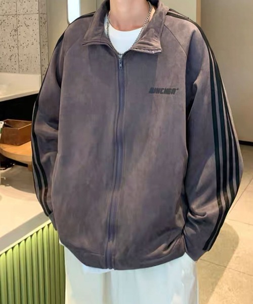 Theater code(シアターコード)の「arm line track jacket / アームライン トラックジャケット(ブルゾン・メンズ・ブラック/グレー・2/3)」の5枚目の写真