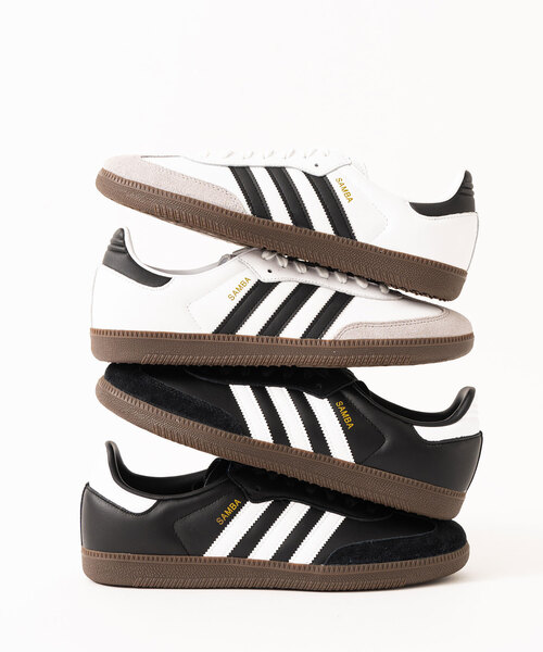 adidas（アディダス）の「”WEB限定”ADIDAS SAMBA OG  B75806/B75807（スニーカー・メンズ・ホワイト/ブラック・25.5cm/26cm/26.5cm/27cm/27.5cm/28cm/28.5cm）」の3枚目の写真