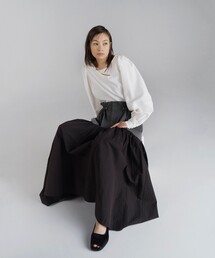 Ray BEAMS | RBS / 配色 ギャザー スカート(スカート)