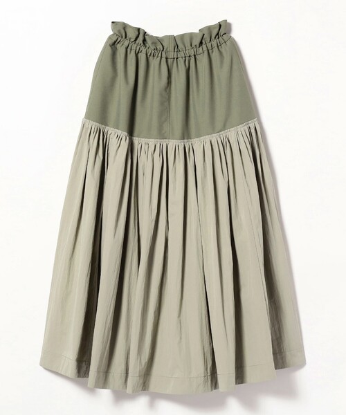 Ray BEAMS（レイビームス）の「RBS / 配色 ギャザー スカート（スカート・レディース・オリーブ/ブラック・0/1）」の18枚目の写真