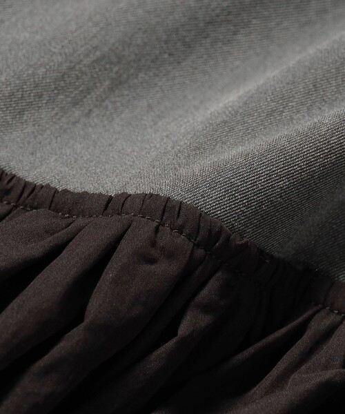 Ray BEAMS（レイビームス）の「RBS / 配色 ギャザー スカート（スカート・レディース・オリーブ/ブラック・0/1）」の21枚目の写真