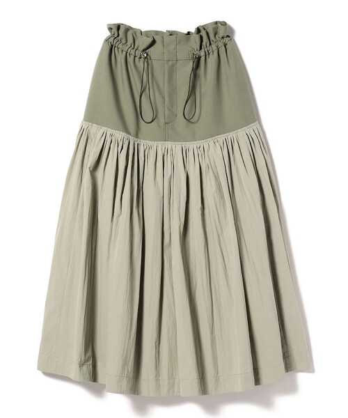 Ray BEAMS（レイビームス）の「RBS / 配色 ギャザー スカート（スカート・レディース・オリーブ/ブラック・0/1）」の22枚目の写真