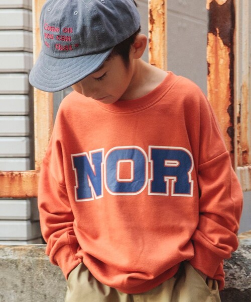 DRC branshes（ディーアールシーブランシェス）の「【WEB限定/DRC/やわらか薄手裏毛】アソートグラフィックトレーナー（スウェット・キッズ・ブラウン/その他4/その他1/カラフル/キャメル/その他3/グリーン/ラベンダー/ネイビー/ブラック/チャコールグレー/その他2/オレンジ/オフホワイト/その他7・90/140/130/100/110/160/120/150）」の9枚目の写真