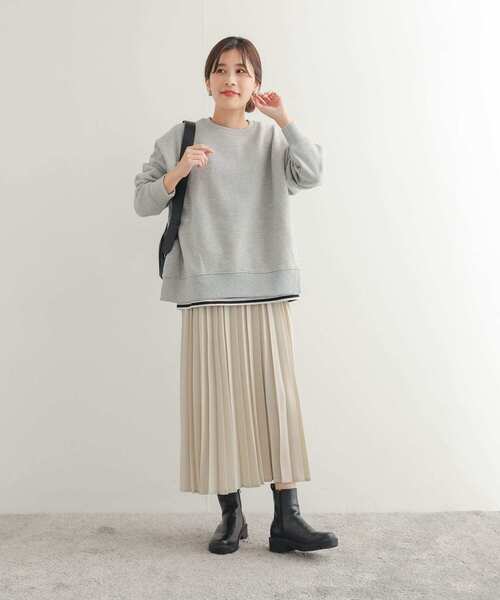 URBAN RESEARCH DOORS（アーバンリサーチドアーズ）の「プリーツロングスカート（スカート・レディース・ブラック/カーキ/グレー系その他・MEDIUM）」の17枚目の写真