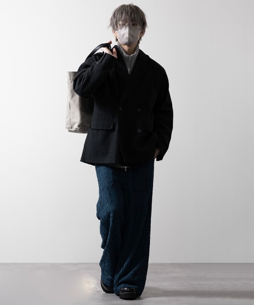 CLEL（クレイル）の「【CLEL】Watermark Knitting Loose Mesh