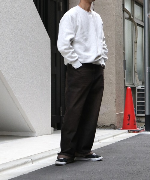 Starting Over(スターティングオーバー)の「12oz DENIM OVER-DIE BAGGY PANTS/オーバーダイ ヴィンテージライク デニムバギーパンツ(デニムパンツ・メンズ・ブルー系その他/ブラック系その他/ブラック/ブルー・L/XL/M)」の16枚目の写真