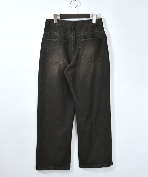 セール】12oz DENIM OVER-DIE BAGGY PANTS/オーバーダイ