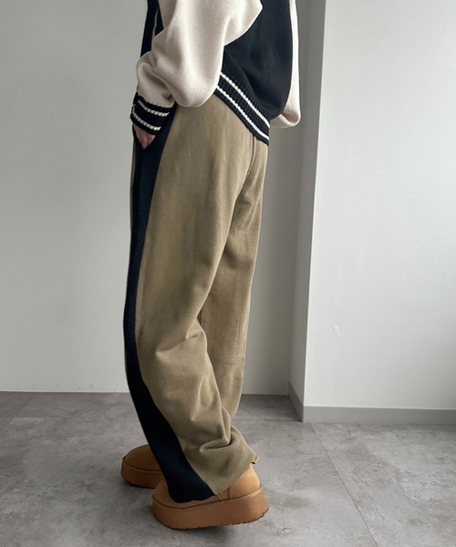 apres jour mignon(アプレジュールミニョン)の「切り替えスウェットパンツ【ZOZOTOWN限定アイテム】(その他パンツ・レディース・ボルドー/カーキ/ネイビー・X-LARGE/MEDIUM/SMALL)」の8枚目の写真