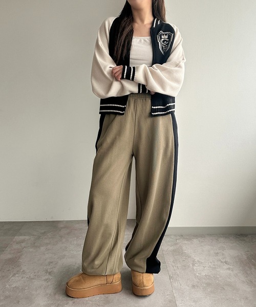 apres jour mignon(アプレジュールミニョン)の「切り替えスウェットパンツ【ZOZOTOWN限定アイテム】(その他パンツ・レディース・ボルドー/カーキ/ネイビー・X-LARGE/MEDIUM/SMALL)」の10枚目の写真