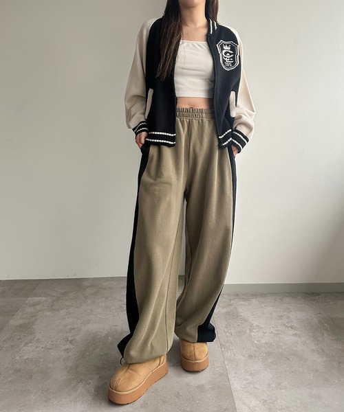 apres jour mignon(アプレジュールミニョン)の「切り替えスウェットパンツ【ZOZOTOWN限定アイテム】(その他パンツ・レディース・ボルドー/カーキ/ネイビー・X-LARGE/MEDIUM/SMALL)」の11枚目の写真